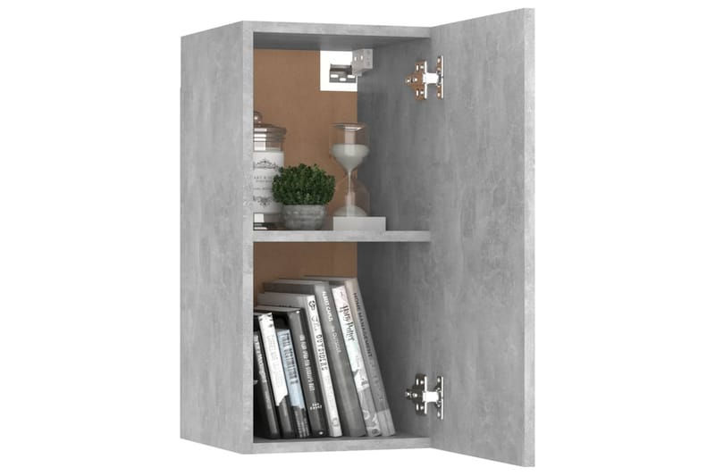 TV-benk 2 stk betonggrå 30,5x30x60 cm sponplate - Grå - Møbler - Mediamøbel & tv møbel - TV-benk & mediabenk