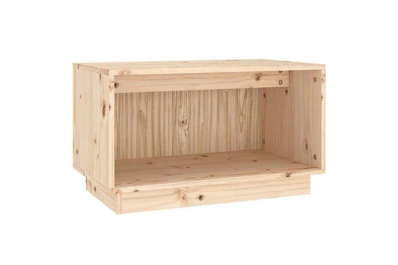 TV-benk 60x35x35 cm heltre furu - Brun - Møbler - Mediamøbel & tv møbel - TV-benk & mediabenk