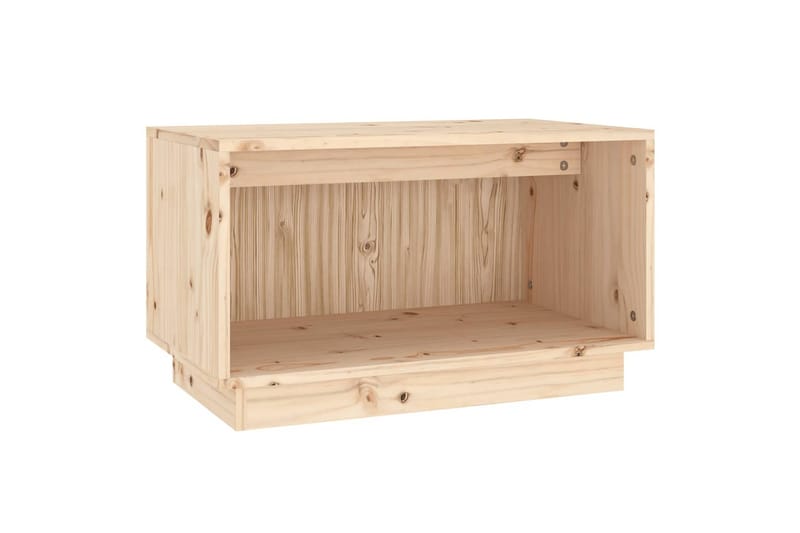 TV-benk 60x35x35 cm heltre furu - Brun - TV-benk & mediabenk