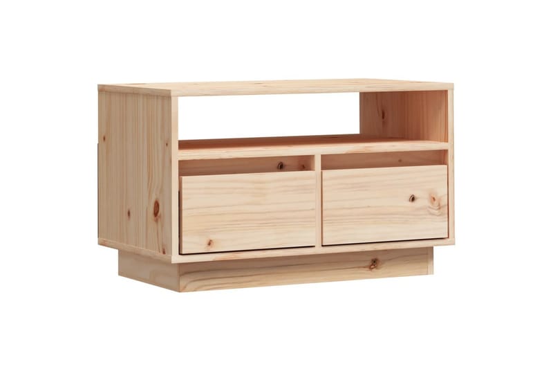 TV-benk 60x35x37 cm heltre furu - Brun - TV-benk & mediabenk