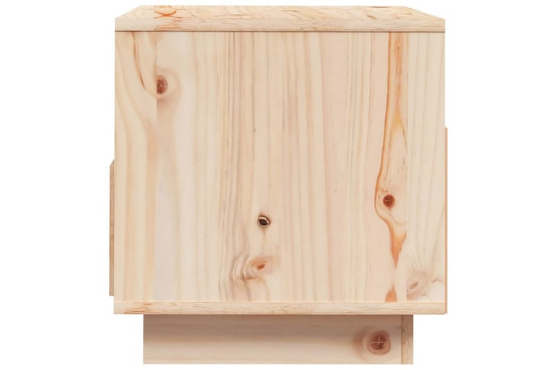 TV-benk 60x35x37 cm heltre furu - Brun - Møbler - Mediamøbel & tv møbel - TV-benk & mediabenk