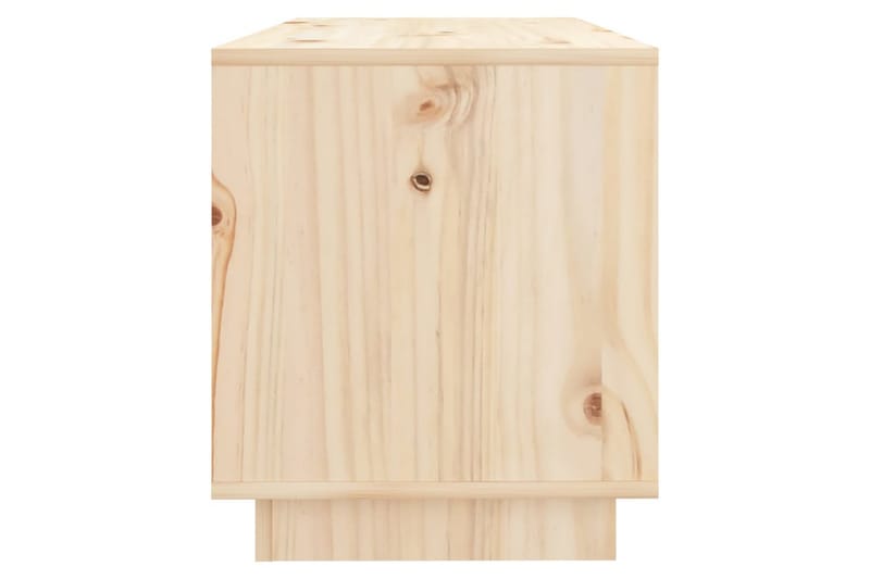 TV-benk 74x34x40 cm heltre furu - Brun - Møbler - Mediamøbel & tv møbel - TV-benk & mediabenk