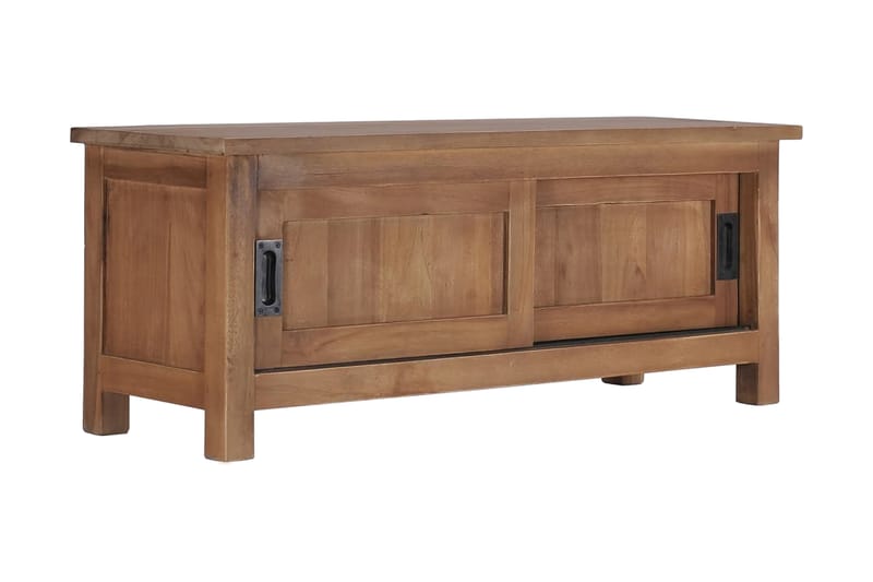 TV-benk 90x30x35 cm heltre teak - Møbler - Mediamøbel & tv møbel - TV-benk & mediabenk