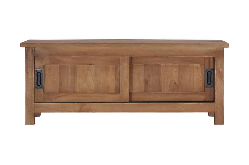 TV-benk 90x30x35 cm heltre teak - Møbler - Mediamøbel & tv møbel - TV-benk & mediabenk