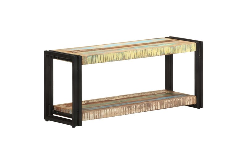 TV-benk 90x30x40 cm gjenvunnet heltre - Brun - Møbler - Mediamøbel & tv møbel - TV-benk & mediabenk