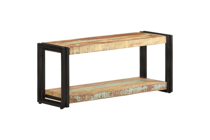 TV-benk 90x30x40 cm gjenvunnet heltre - Brun - Møbler - Mediamøbel & tv møbel - TV-benk & mediabenk