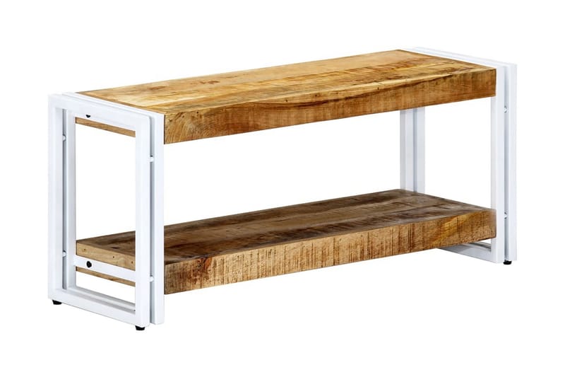 TV-benk 90x30x40 cm heltre mango - Brun - Møbler - Mediamøbel & tv møbel - TV-benk & mediabenk