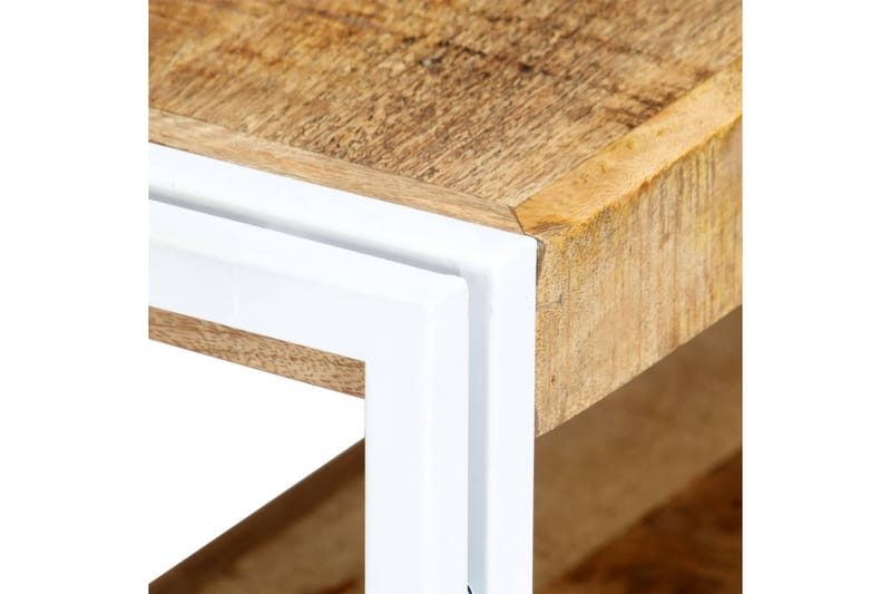 TV-benk 90x30x40 cm heltre mango - Brun - Møbler - Mediamøbel & tv møbel - TV-benk & mediabenk