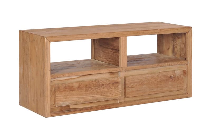 TV-benk 90x30x40 cm heltre teak - Brun - Møbler - Mediamøbel & tv møbel - TV-benk & mediabenk