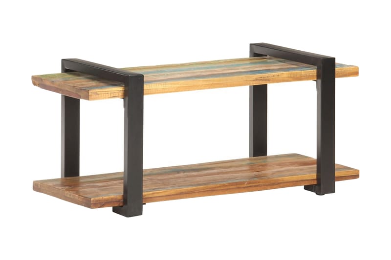 TV-benk 90x40x40 cm gjenvunnet heltre - Brun - Møbler - Mediamøbel & tv møbel - TV-benk & mediabenk