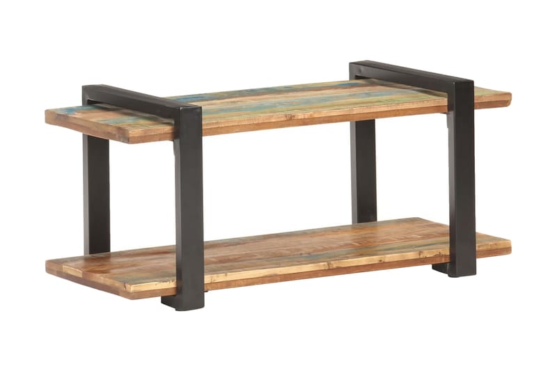 TV-benk 90x40x40 cm gjenvunnet heltre - Brun - Møbler - Mediamøbel & tv møbel - TV-benk & mediabenk