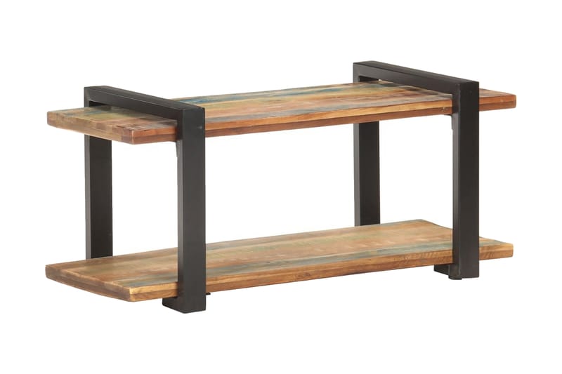 TV-benk 90x40x40 cm gjenvunnet heltre - Brun - Møbler - Mediamøbel & tv møbel - TV-benk & mediabenk