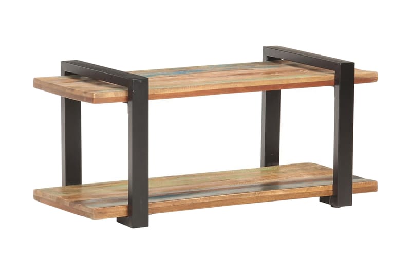 TV-benk 90x40x40 cm gjenvunnet heltre - Brun - Møbler - Mediamøbel & tv møbel - TV-benk & mediabenk