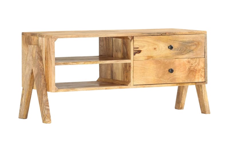 TV-benk 97x35x47 cm heltre mango - Møbler - Mediamøbel & tv møbel - TV-benk & mediabenk