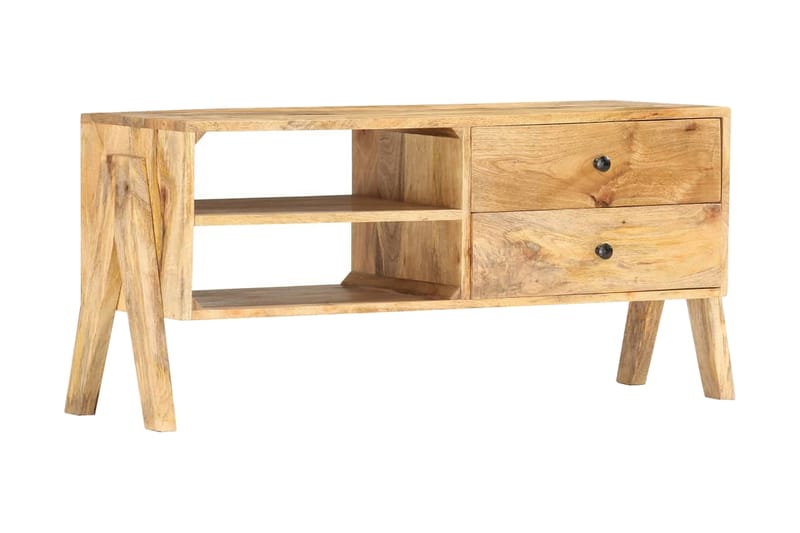 TV-benk 97x35x47 cm heltre mango - Møbler - Mediamøbel & tv møbel - TV-benk & mediabenk