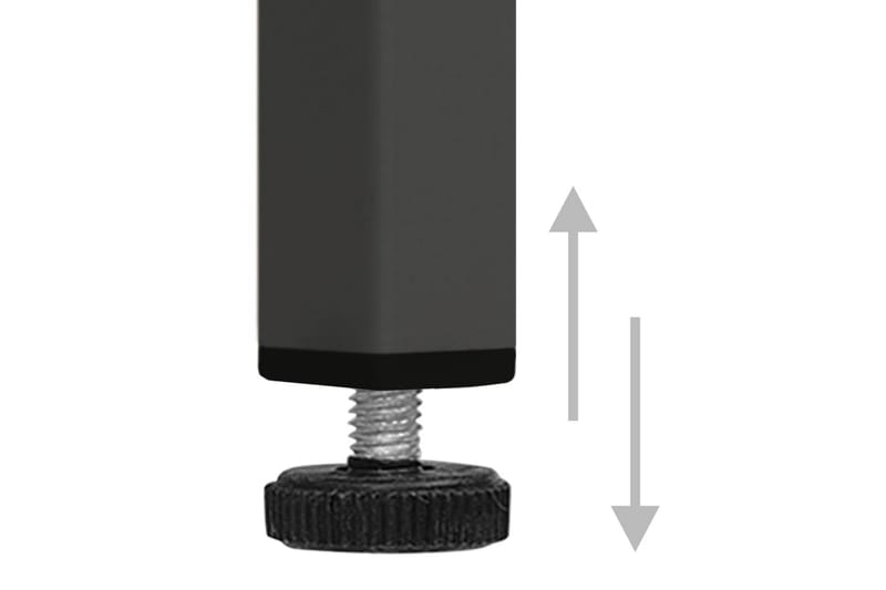 TV-benk antrasitt 105x35x50 cm stål - Antrasittgrå - TV-benk & mediabenk