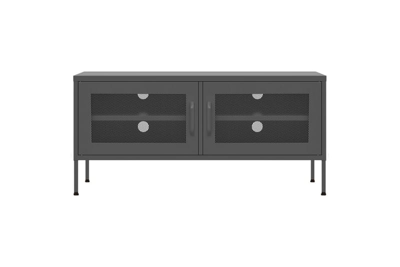 TV-benk antrasitt 105x35x50 cm stål - Antrasittgrå - Møbler - Mediamøbel & tv møbel - TV-benk & mediabenk