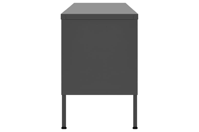 TV-benk antrasitt 105x35x50 cm stål - Antrasittgrå - Møbler - Mediamøbel & tv møbel - TV-benk & mediabenk
