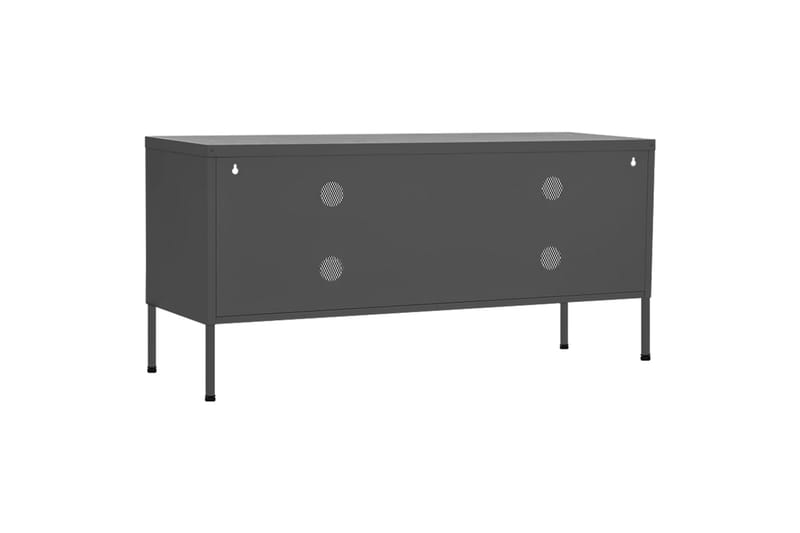 TV-benk antrasitt 105x35x50 cm stål - Antrasittgrå - Møbler - Mediamøbel & tv møbel - TV-benk & mediabenk
