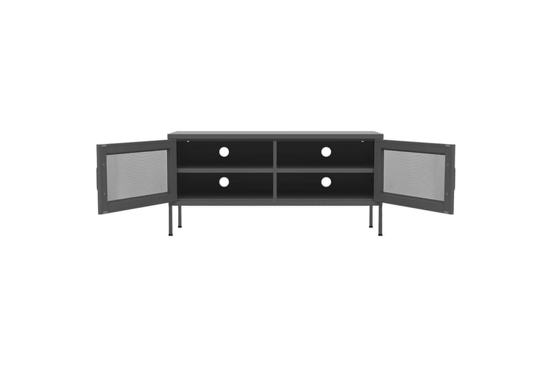 TV-benk antrasitt 105x35x50 cm stål - Antrasittgrå - Møbler - Mediamøbel & tv møbel - TV-benk & mediabenk
