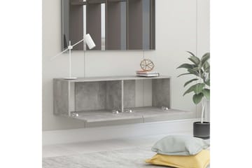 TV-benk betonggrå 100x30x30 cm sponplate - Møbler - Mediamøbel & tv møbel - TV-benk & mediabenk