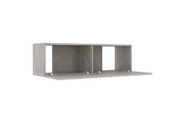 TV-benk betonggrå 100x30x30 cm sponplate - Møbler - Mediamøbel & tv møbel - TV-benk & mediabenk