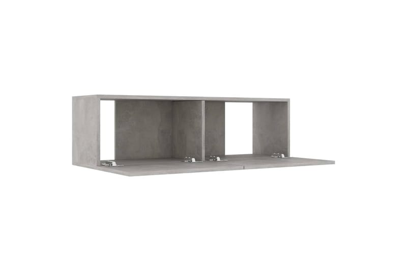TV-benk betonggrå 100x30x30 cm sponplate - Møbler - Mediamøbel & tv møbel - TV-benk & mediabenk