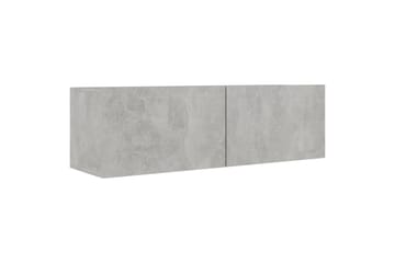 TV-benk betonggrå 100x30x30 cm sponplate - Møbler - Mediamøbel & tv møbel - TV-benk & mediabenk
