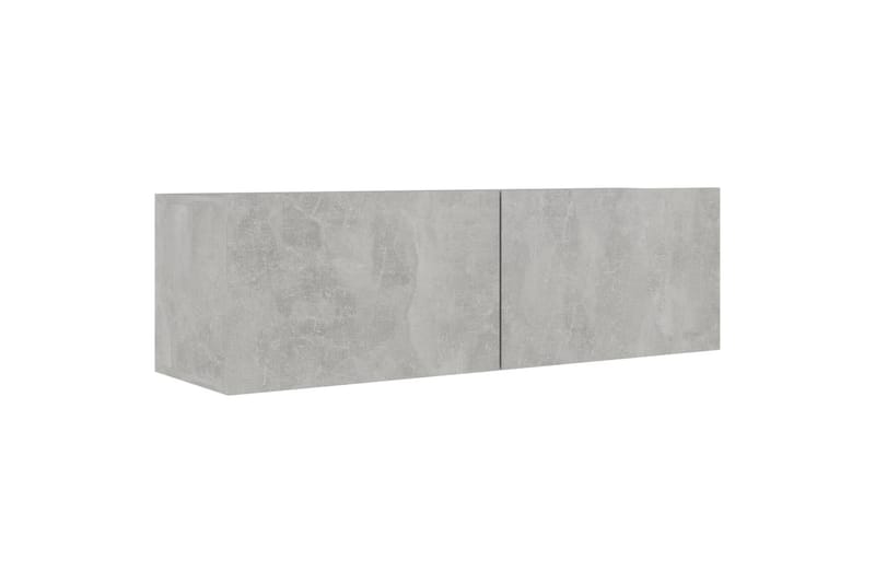 TV-benk betonggrå 100x30x30 cm sponplate - TV-benk & mediabenk