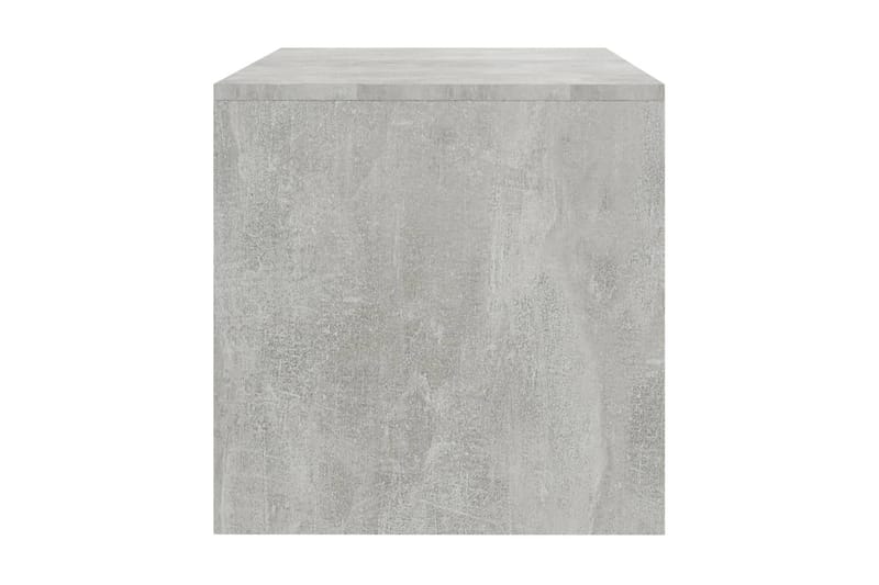 TV-benk betonggrå 100x40x40 cm sponplate - Grå - Møbler - Mediamøbel & tv møbel - TV-benk & mediabenk