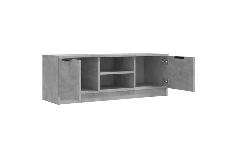 TV-benk betonggrå 102x35x36,5 cm konstruert tre - Grå - Møbler - Mediamøbel & tv møbel - TV-benk & mediabenk