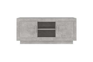 TV-benk betonggrå 102x35x45 cm konstruert tre - Grå - Møbler - Mediamøbel & tv møbel - TV-benk & mediabenk