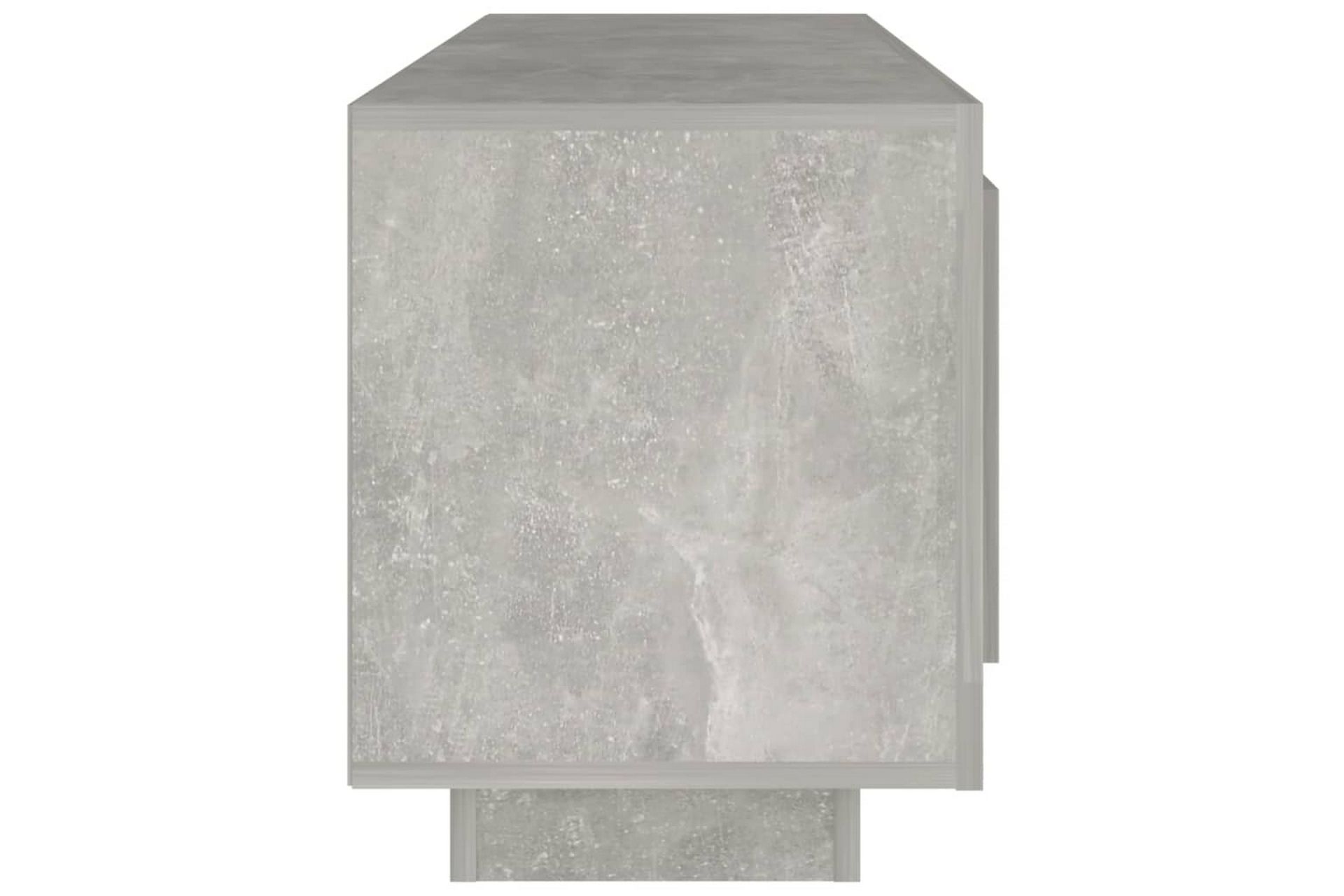 TV-benk betonggrå 102x35x45 cm konstruert tre - Grå - Møbler - Mediamøbel & tv møbel - TV-benk & mediabenk