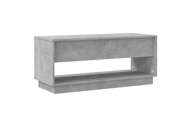 TV-benk betonggrå 102x41x44 cm sponplate - Grå - Møbler - Mediamøbel & tv møbel - TV-benk & mediabenk