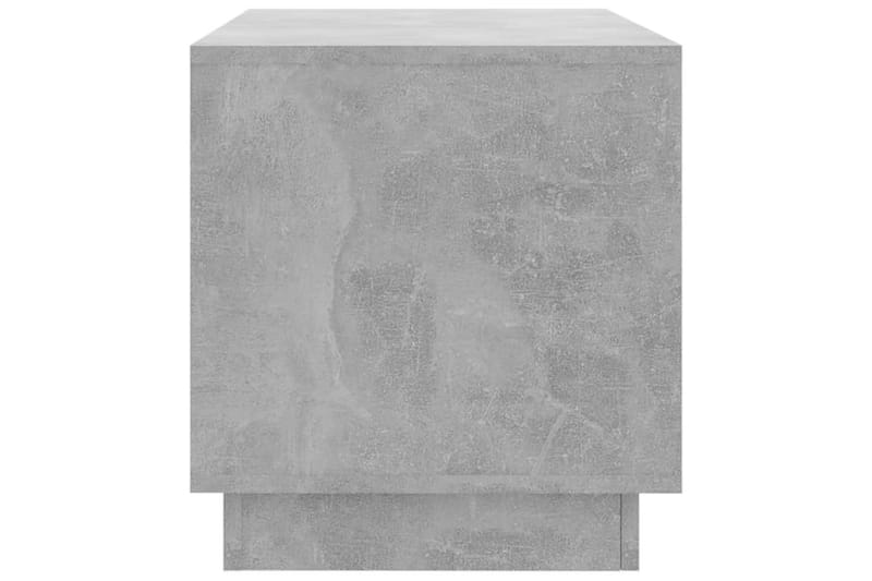 TV-benk betonggrå 102x41x44 cm sponplate - Grå - Møbler - Mediamøbel & tv møbel - TV-benk & mediabenk