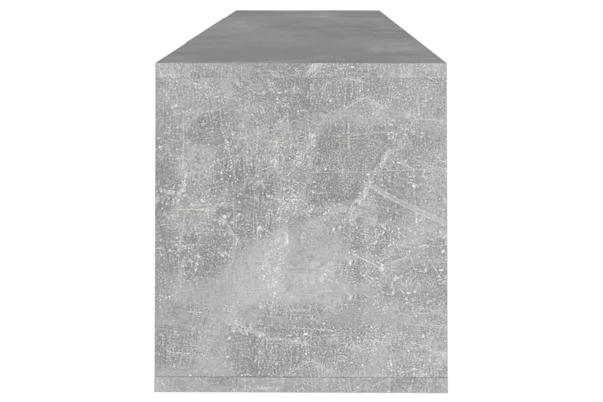 TV-benk betonggrå 120x30x40,5 cm sponplate - Grå - Møbler - Mediamøbel & tv møbel - TV-benk & mediabenk