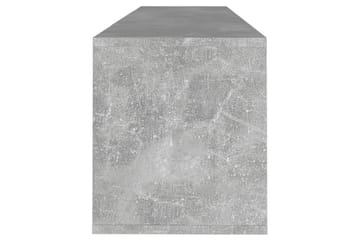TV-benk betonggrå 120x30x40,5 cm sponplate - Grå - Møbler - Mediamøbel & tv møbel - TV-benk & mediabenk