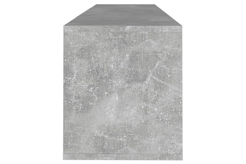 TV-benk betonggrå 120x30x40,5 cm sponplate - Grå - Møbler - Mediamøbel & tv møbel - TV-benk & mediabenk