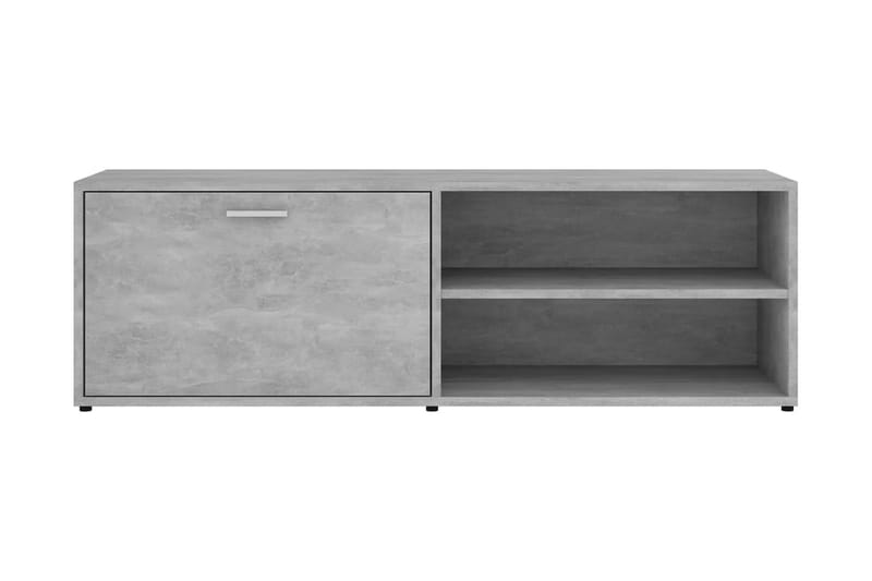 TV-benk betonggrå 120x34x37 cm sponplate - Grå - Møbler - Mediamøbel & tv møbel - TV-benk & mediabenk