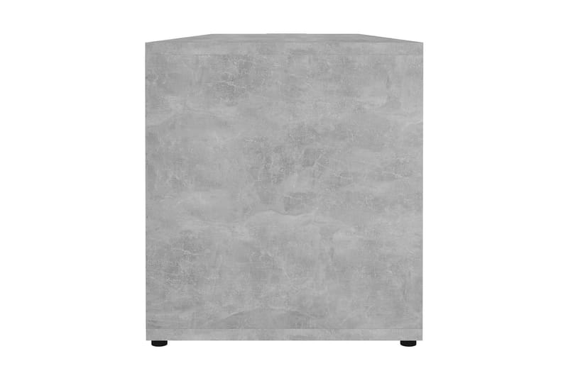 TV-benk betonggrå 120x34x37 cm sponplate - Grå - Møbler - Mediamøbel & tv møbel - TV-benk & mediabenk