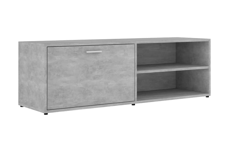TV-benk betonggrå 120x34x37 cm sponplate - Grå - Møbler - Mediamøbel & tv møbel - TV-benk & mediabenk