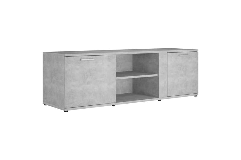 TV-benk betonggrå 120x34x37 cm sponplate - Grå - Møbler - Mediamøbel & tv møbel - TV-benk & mediabenk