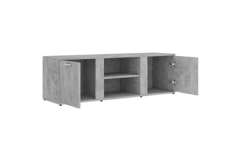 TV-benk betonggrå 120x34x37 cm sponplate - Grå - Møbler - Mediamøbel & tv møbel - TV-benk & mediabenk