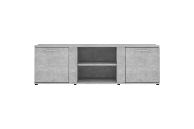 TV-benk betonggrå 120x34x37 cm sponplate - Grå - Møbler - Mediamøbel & tv møbel - TV-benk & mediabenk