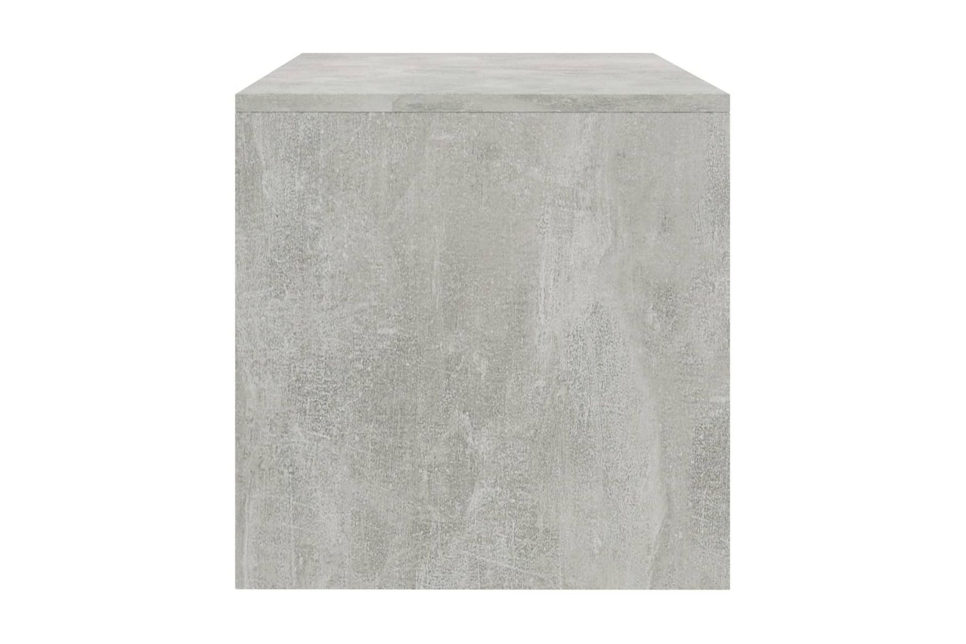 TV-benk betonggrå 120x40x40 cm sponplate - Grå - Møbler - Mediamøbel & tv møbel - TV-benk & mediabenk
