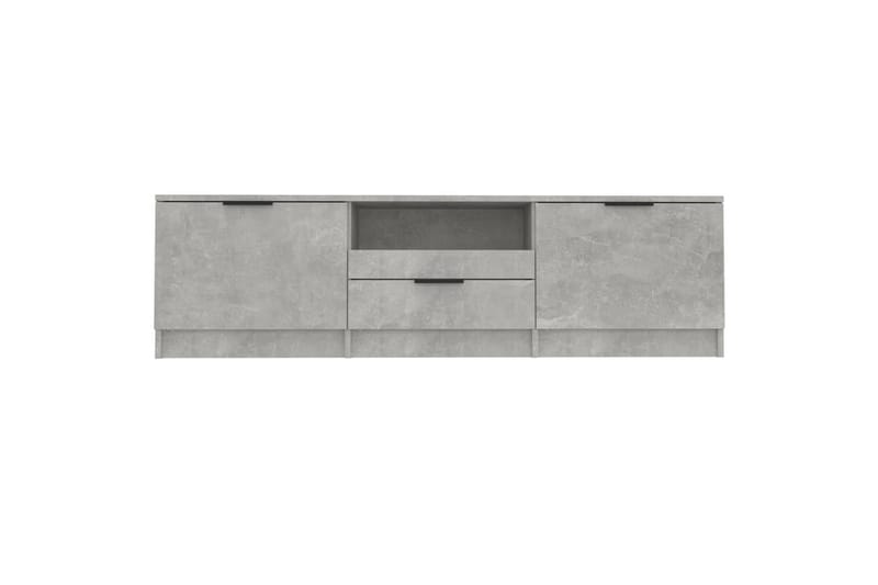 TV-benk betonggrå 140x35x40 cm konstruert tre - Grå - Møbler - Mediamøbel & tv møbel - TV-benk & mediabenk