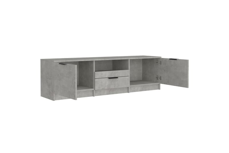 TV-benk betonggrå 140x35x40 cm konstruert tre - Grå - Møbler - Mediamøbel & tv møbel - TV-benk & mediabenk