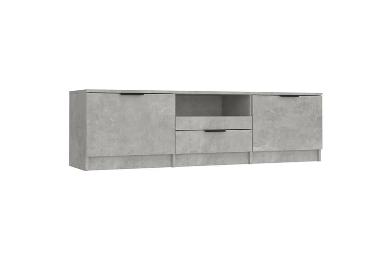 TV-benk betonggrå 140x35x40 cm konstruert tre - Grå - Møbler - Mediamøbel & tv møbel - TV-benk & mediabenk