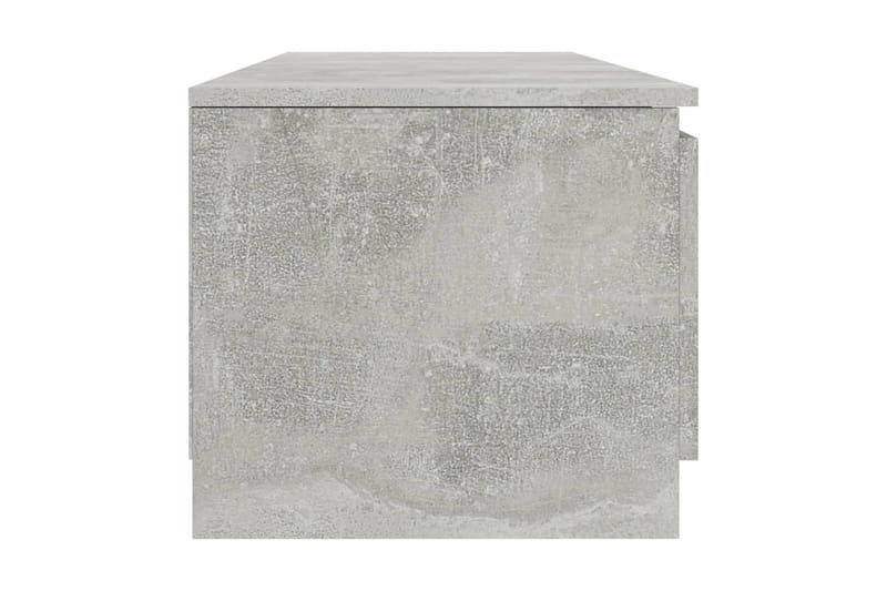 TV-benk betonggrå 140x40x35,5 cm sponplate - Grå - Møbler - Mediamøbel & tv møbel - TV-benk & mediabenk