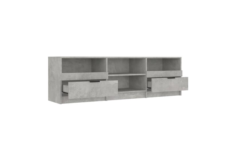 TV-benk betonggrå 150x33,5x45 cm konstruert tre - Grå - Møbler - Mediamøbel & tv møbel - TV-benk & mediabenk